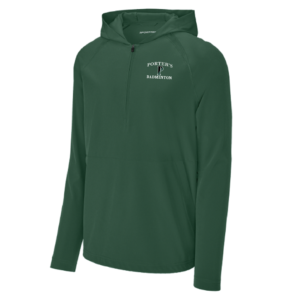 Classic 1/2 Zip LONG Sleeve HOODED JACKET