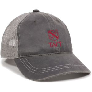 Charcoal/Grey Weathered Trucker Cap