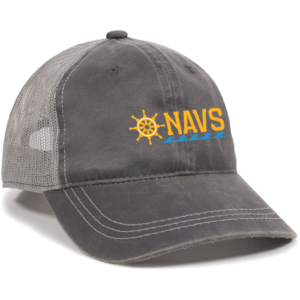 Charcoal/Grey Weathered Trucker Cap