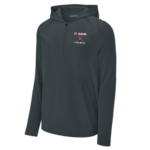 Classic 1/2 Zip Long Sleeve Hooded Jacket