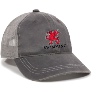 Charcoal/Grey Weathered Trucker Cap