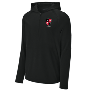 Classic 1/2 Zip Long Sleeve Hooded Jacket