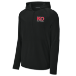 Classic 1/2 Zip Long Sleeve Hooded Jacket