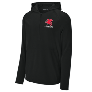 Classic 1/2 Zip Long Sleeve Hooded Jacket