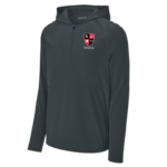 Classic 1/2 Zip Long Sleeve Hooded Jacket