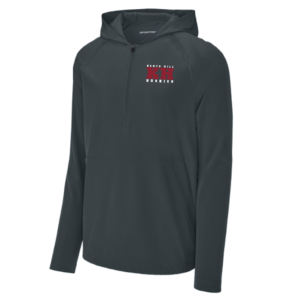 Classic 1/2 Zip Long Sleeve Hooded Jacket