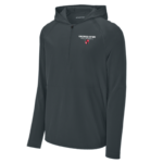 Classic 1/2 Zip Long Sleeve Hooded Jacket