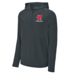 Classic 1/2 Zip Long Sleeve Hooded Jacket