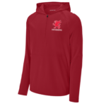 Classic 1/2 Zip Long Sleeve Hooded Jacket