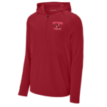 Classic 1/2 Zip Long Sleeve Hooded Jacket
