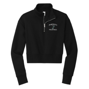 Women's Cropped Fleece 1/2 Zip
