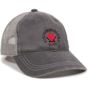 Charcoal/Grey Weathered Trucker Cap