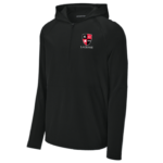 Classic 1/2 Zip Long Sleeve Hooded Jacket