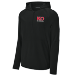Classic 1/2 Zip Long Sleeve Hooded Jacket