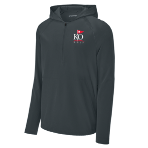 Classic 1/2 Zip Long Sleeve Hooded Jacket
